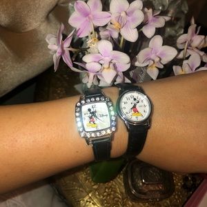 2 Mickey Mouse vintage watch